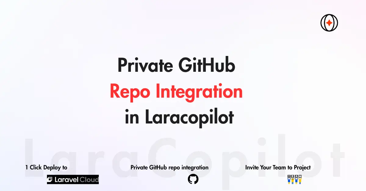 Private GitHub Repo Integration in Laracopilot