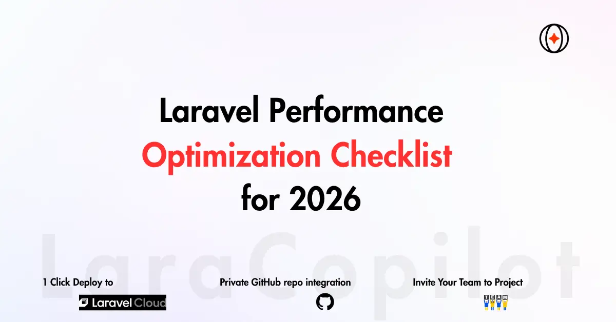 Laravel Performance Optimization Checklist for 2026