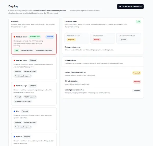 Deploy with one click