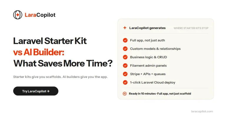 Comparison of Laravel tools and features